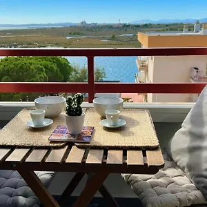 Bonito Estudio En Con Vista Al Mar Y Piscina Roses